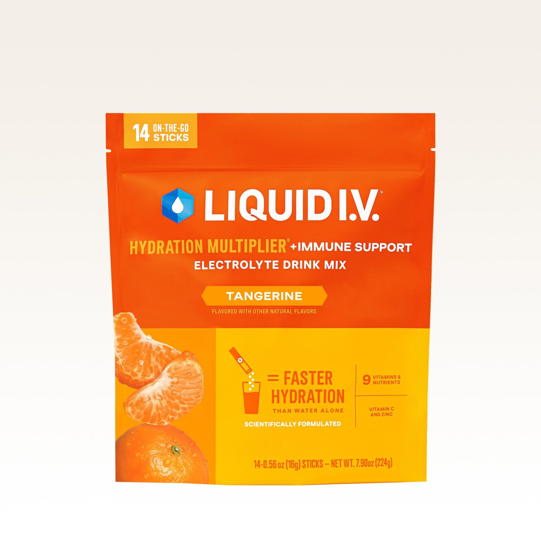 Tangerine Hydration Multiplier® +Immune Support - Citrus Simple Care